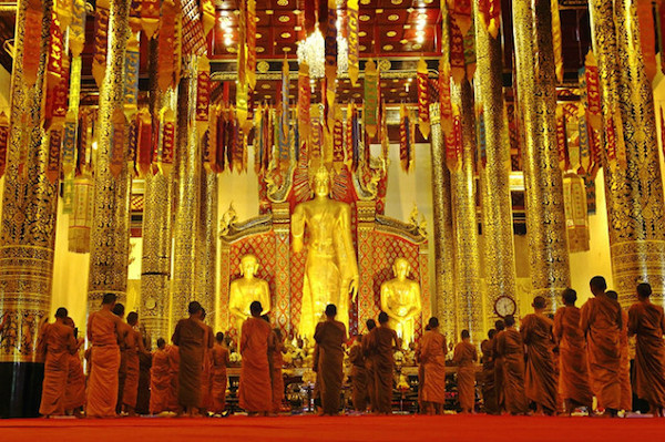 inside temple